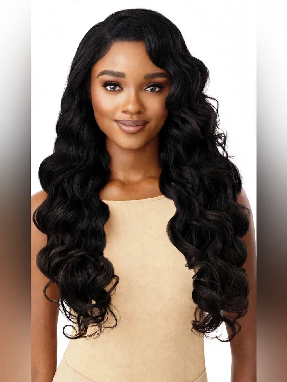 Outre Perfect Hairline Glueless 13x6 HD Lace Front Wig - CHARISMA Color 1